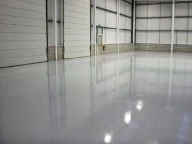 Epoxy Industrial Concrete Flooring, Warehouse Sarnia Ontario
