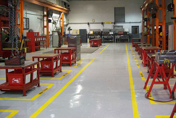 Industrial Floor with Urethane Finish, Windsor